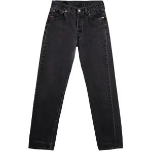 VINTAGE LEVI'S 501 JEANS - BLACK DARK WASH - ALL SIZES