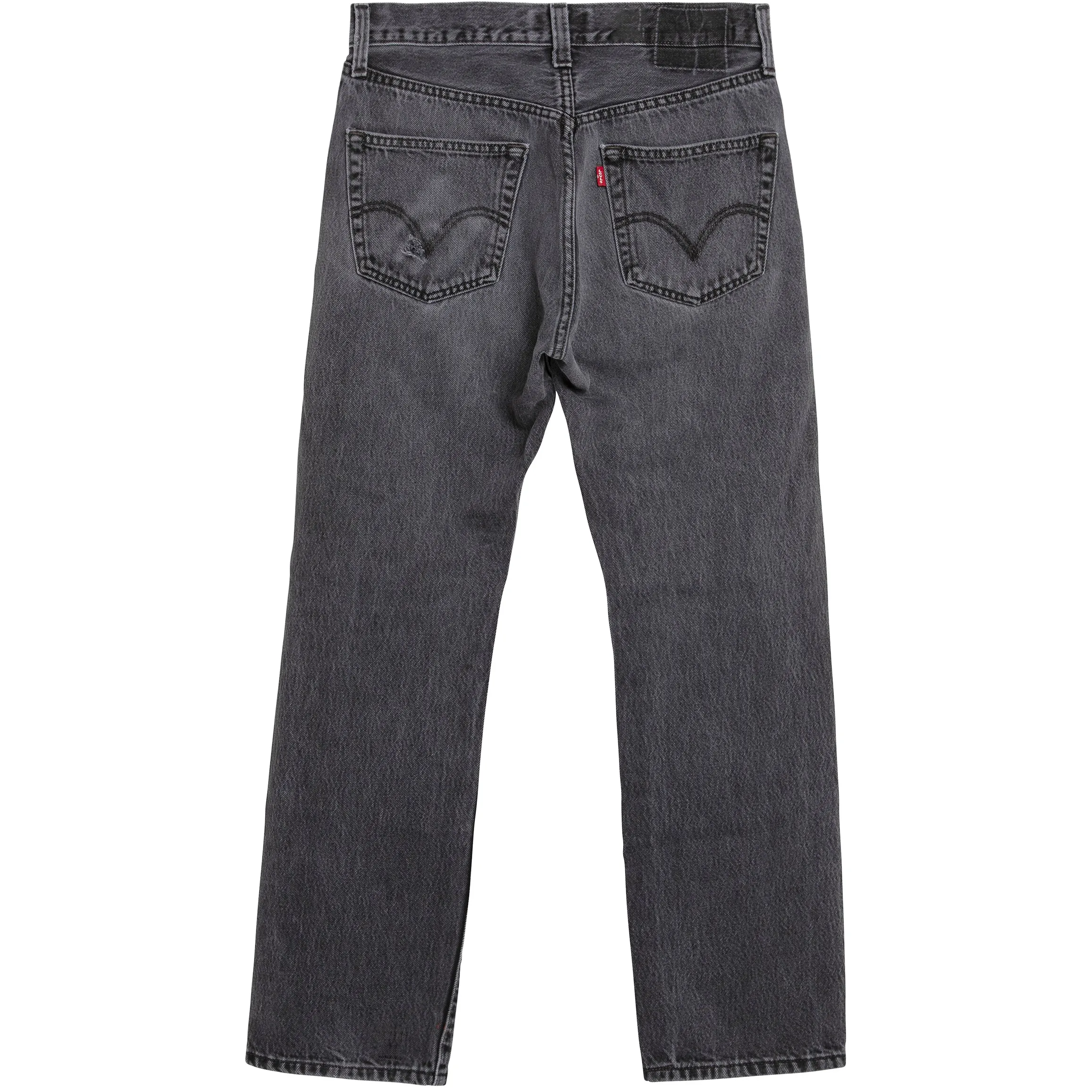 VINTAGE LEVI'S 501 JEANS - BLACK LIGHT WASH - ALL SIZES