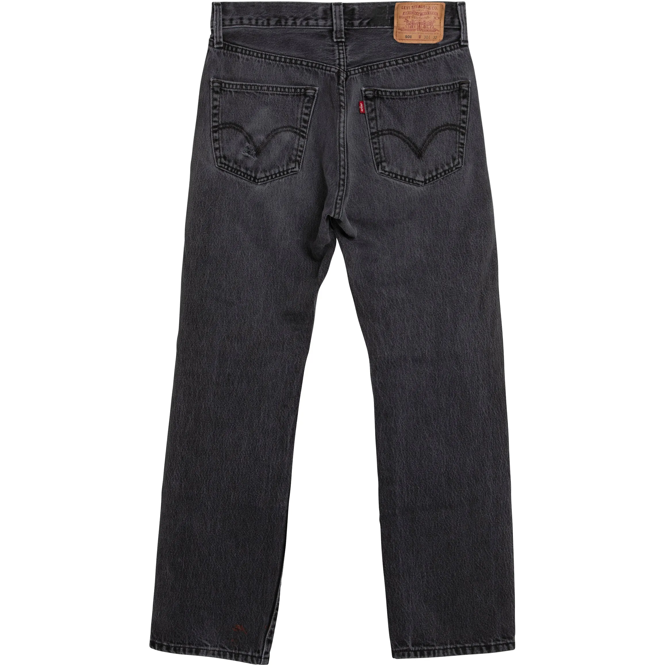 VINTAGE LEVI'S 501 JEANS - BLACK LIGHT WASH - ALL SIZES