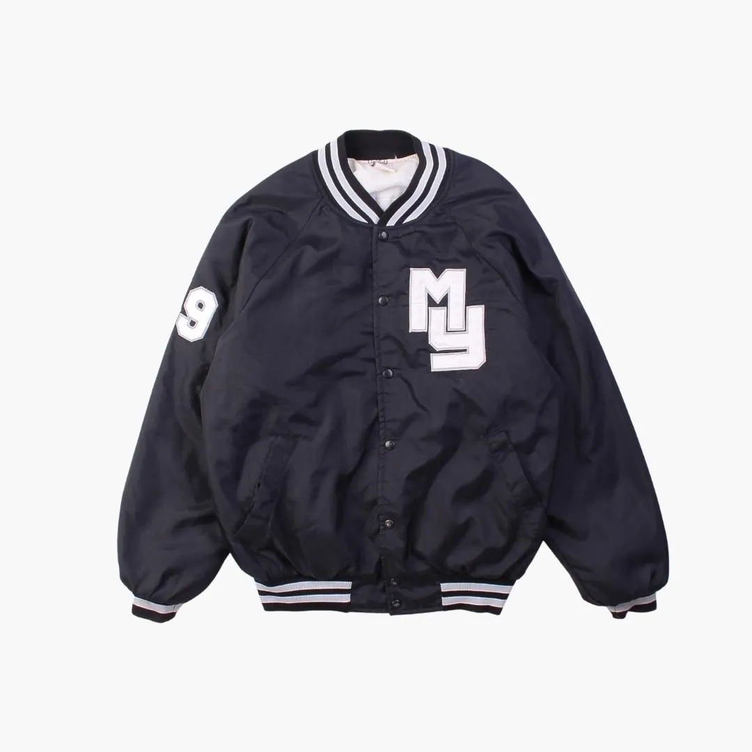 Vintage 'MY 29' Satin Bomber Jacket