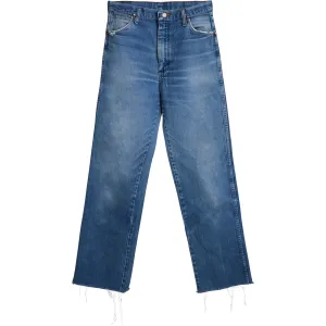 VINTAGE WRANGLER JEANS - BLUE DARK WASH CUT OFF - ALL SIZES