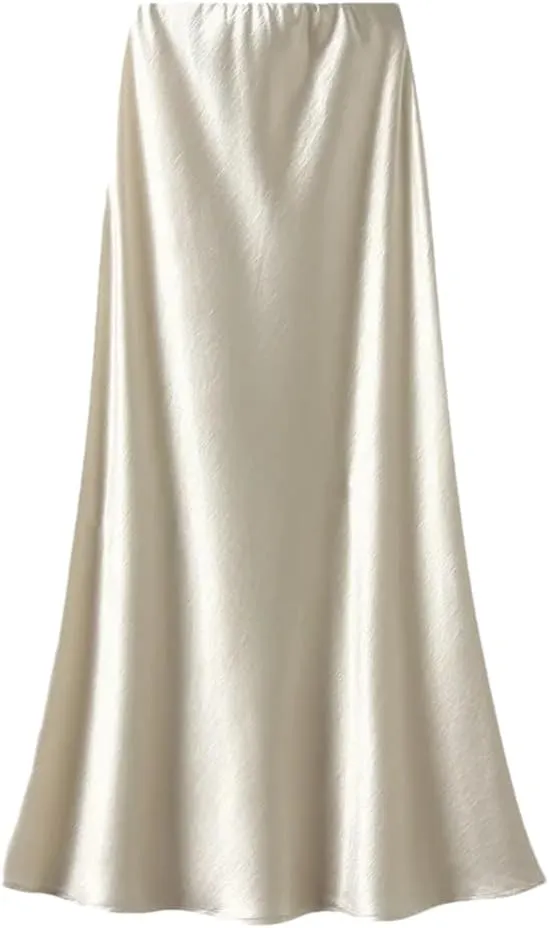 Women Bodycon Long Skirts A-Line Solid Color Skirts Office Lady Evening Party Fishtail Skirt