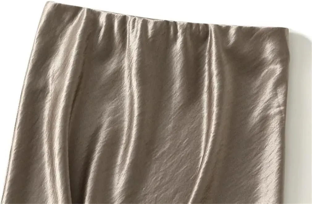 Women Bodycon Long Skirts A-Line Solid Color Skirts Office Lady Evening Party Fishtail Skirt