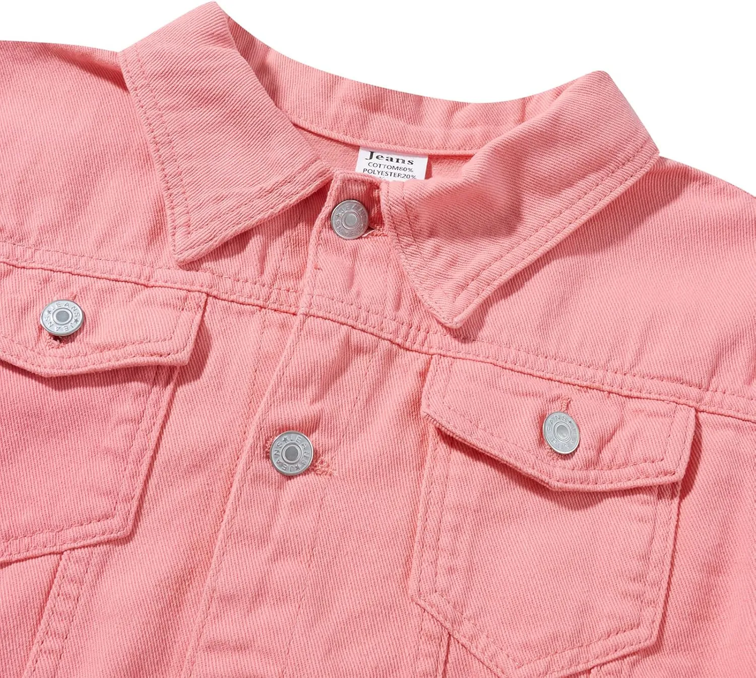 Women 's Basic Denim Jacket Casual Long Sleeve Button Down Stretchy Jean Jacket Coat