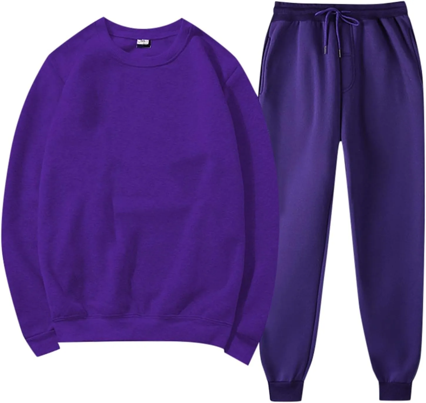 Women's 2 Piece Outfits Lounge Set Long Sleeve V Neck Comfy Clothes Sweatshirt with Jogger Pants 2