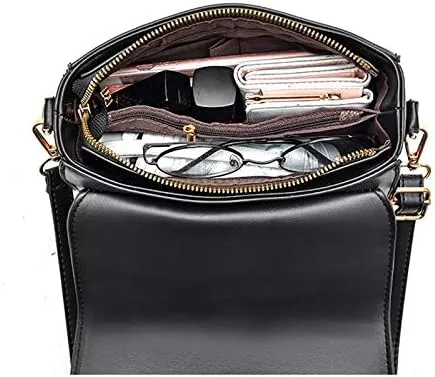 Women's Fashion Shoulder Leather Small Crossbody Simple Beautiful Tote Bag