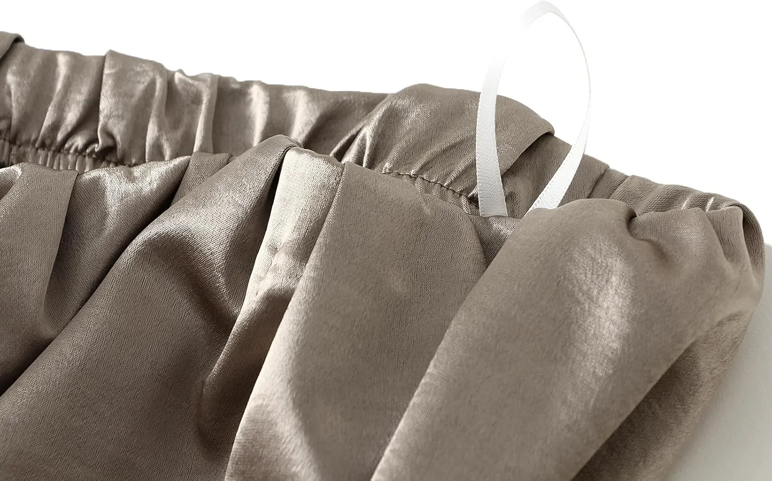 Women's Satin Flare Maxi Skirt Elastic High Waist Silk Long Skirts Luxury A-Line Flowy Midi Skirts