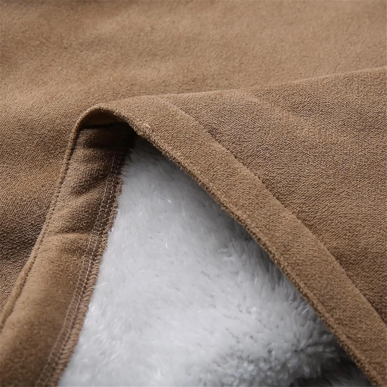 Womens Sherpa Lined Jackets Fashion Winter Fuzzy Fleece Hoodie Sweatshirt Casual Soft Cozy Horn Button Down Coats